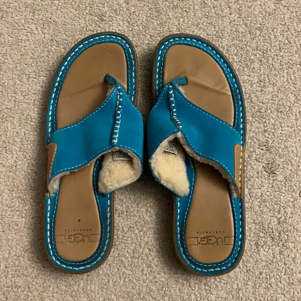 Ugg Australia blue flip-flops - Women’s 8
